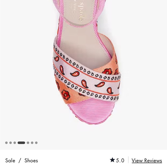 Kate Spade Rio Patchwork Platform Sandals - Picture 3 of 12